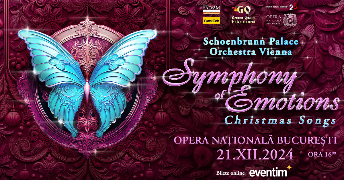 AL DOILEA CONCERT EXTRAORDINAR SYMPHONY OF EMOTIONS I – CHRISTMAS SONGS –VA AVEA LOC LA ORA 16.00, OPERA NAŢIONALĂ BUCUREŞTI