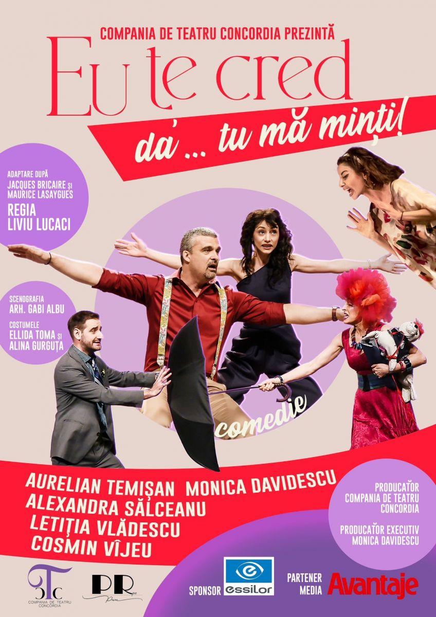 Compania de Teatru Concordia – programul lunii noiembrie