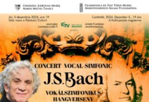 Tenorul Ştefan von Korch interpretează „Oratoriul de Crăciun” de Johann Sebastian Bach pe 5 decembrie la Filarmonica din Târgu Mureş