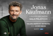 Jonas Kaufmann, tenorul numărul 1 al lumii, ajunge în premieră absolută în Romania la București pe 11 decembrie 2025