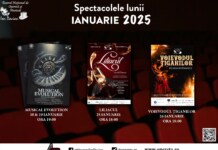 Program Teatrul Naţional de Operetă şi Musical Ion Dacian – luna ianuarie 2025