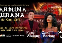 CARMINA BURANA – cea mai celebră lucrare vocal simfonică scrisă vreodată – în premieră în aer liber în Bucureşti, pe 17 iulie 2026 la Grădina de Vară Herăstrău